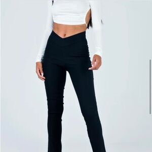 Princess Polly Size 10 Black Mikaela Pants